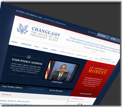 Change.gov Site Barack Obama opinião popular